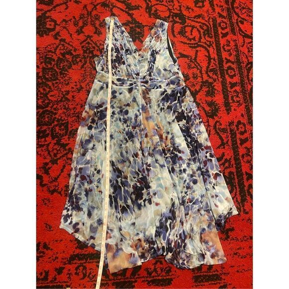 Womens Beautiful Dress Blue stretch Maxi Dress SZ XL - Picture 5 of 8